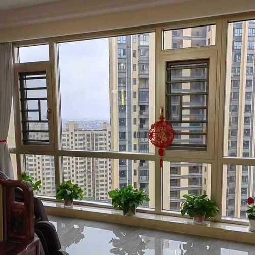 **断桥铝合金门窗工厂别墅平开窗隔音隔热系统窗户推拉阳光房封阳